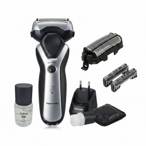 Электробритва Panasonic ES-RT87-S520-AS3 с дополнительным комплектом из лезвия и сеточки WES-9013Y и маслом WES-8196X-7911